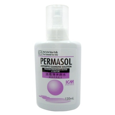 ICM PHARMA Permasol Antiseptic Cleansing Solution 120ml