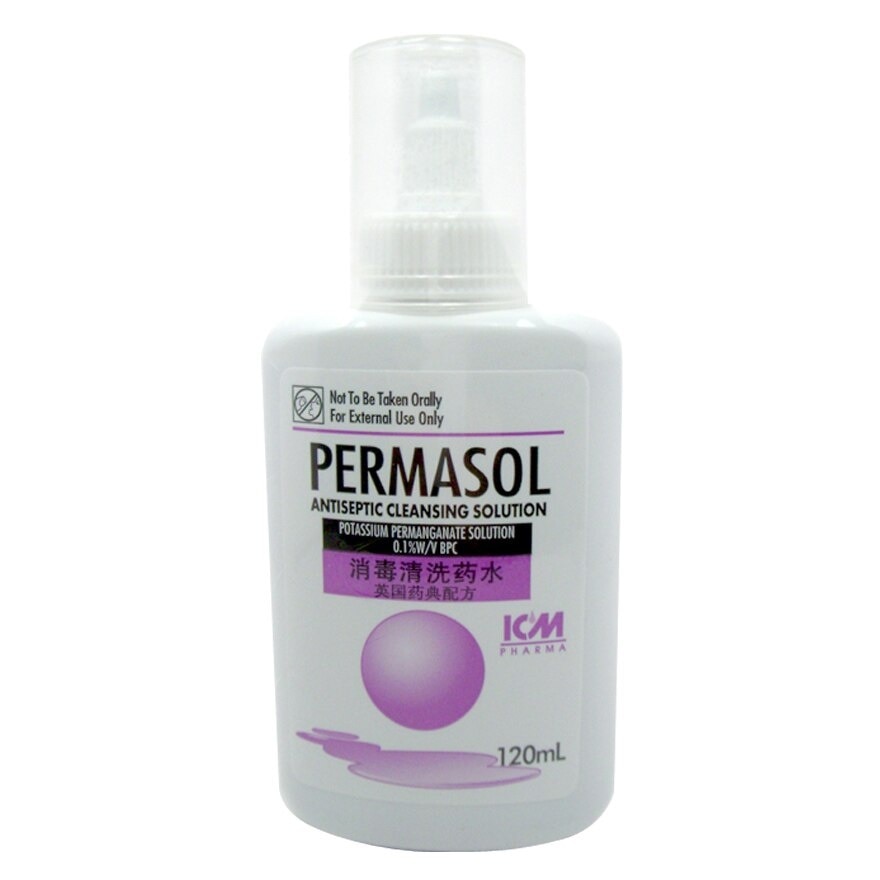 Permasol Antiseptic Cleansing Solution 120ml