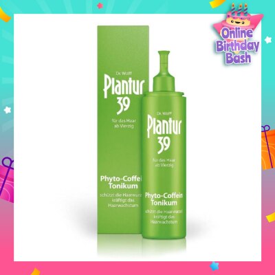 PLANTUR Phyto-Caffeine Scalp Tonic For Hair Over 40 (Helps to Reduce Hair Loss) 200ml
