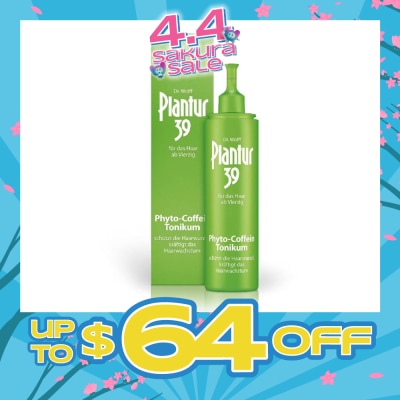 PLANTUR - Phyto-Caffeine Scalp Tonic For Hair Over 40 (Helps to Reduce Hair Loss) 200ml