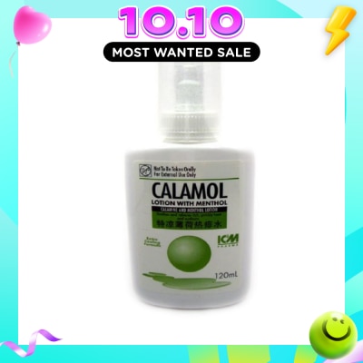 ICM PHARMA Calamol Lotion with Menthol 120ml image