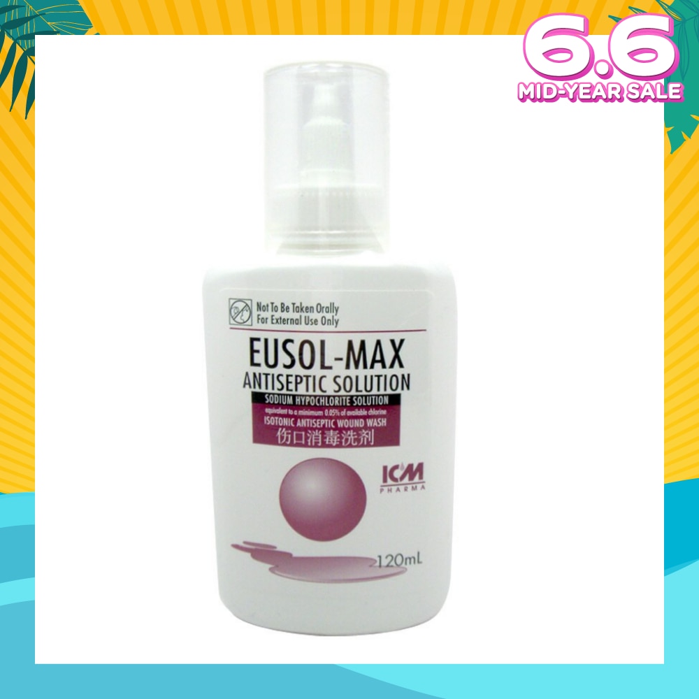 Eusol Max Antiseptic Solution 120ml