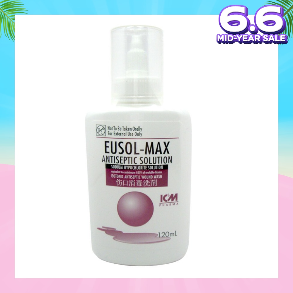 Eusol Max Antiseptic Solution 120ml
