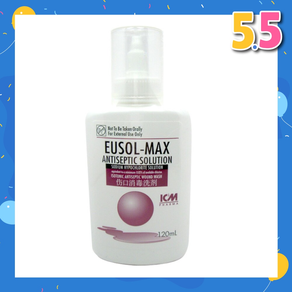 Eusol Max Antiseptic Solution 120ml