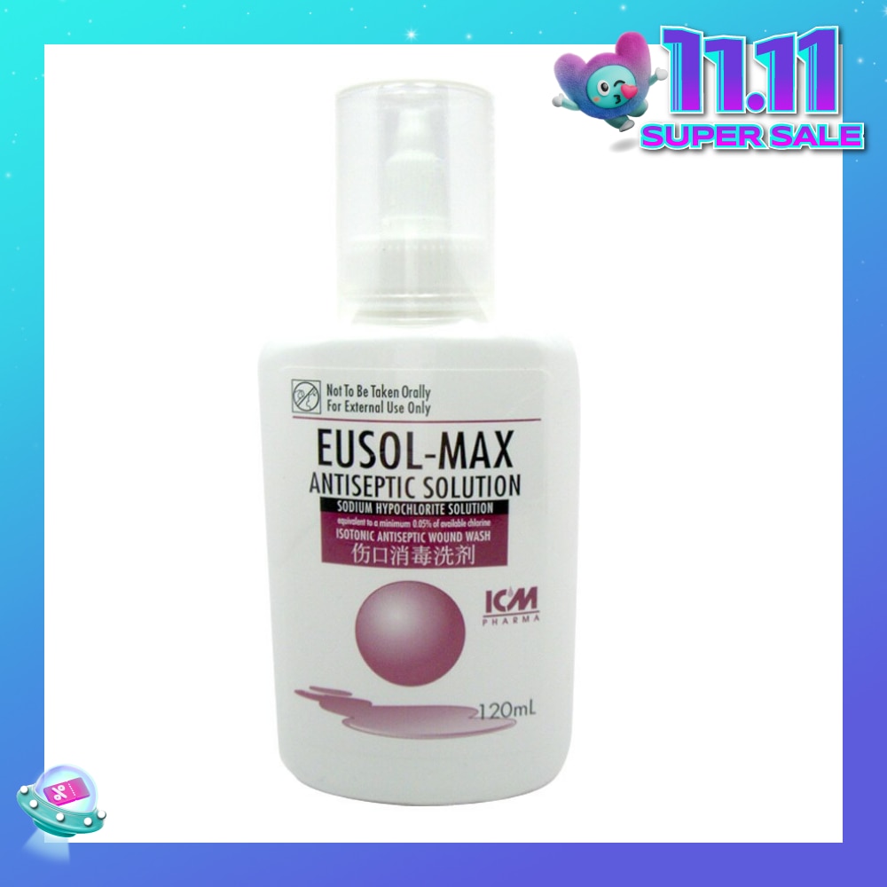 Eusol Max Antiseptic Solution 120ml