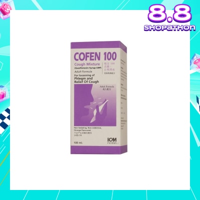 ICM PHARMA Cofen 100 Cough Mixture 100ml