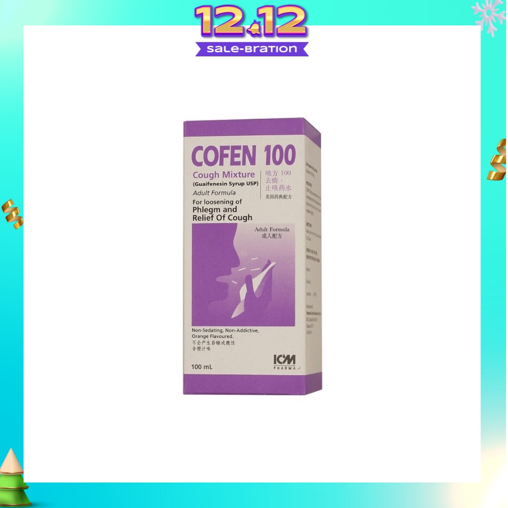 Cofen 100 Cough Mixture 100ml
