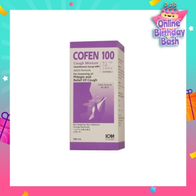 ICM PHARMA Cofen 100 Cough Mixture 100ml