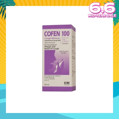 ICM PHARMA Cofen 100 Cough Mixture 100ml