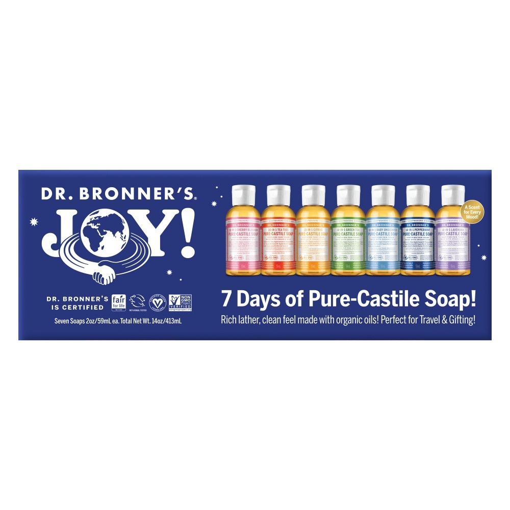 [Christmas] 7 Days of Pure-Castile Soap Packset 1s