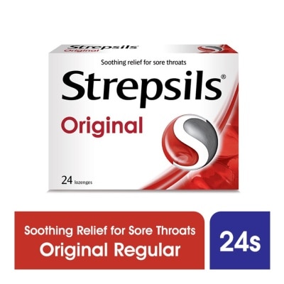 STREPSILS Lozenges Soothing Relief for Sore Throat Original 24s