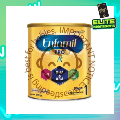ENFAMIL A+ Infant Baby Milk Powder Formula Stage 1 (For 0mth - 12mths) 800g