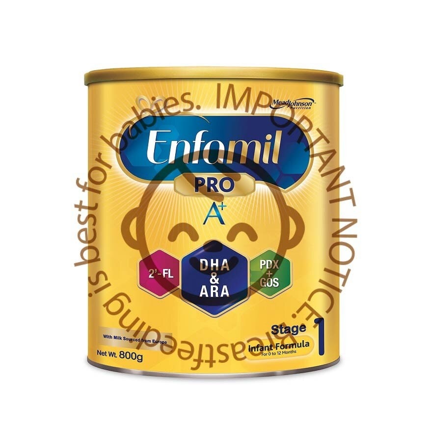 Infant Baby Milk Powder Formula Stage 1 (For 0mth - 12mths) 800g (Expiry: Jul`2026)