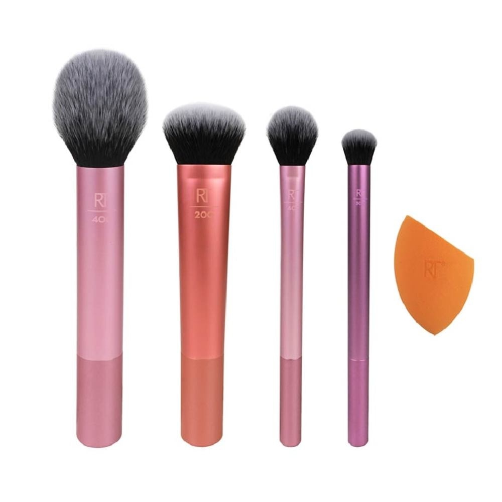 by Sam & Nic Everyday Essentials Brush Set consist Foundation 1s + Concealer 1s + Blush 1s + Highlighter 1s + Shadow 1s