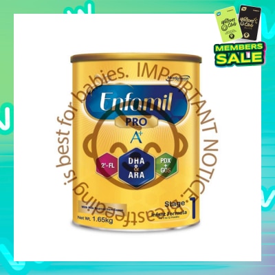 ENFAMIL A+ Infant Baby Milk Powder Formula Stage 1 (For 0mth - 12mths) 1.65kg