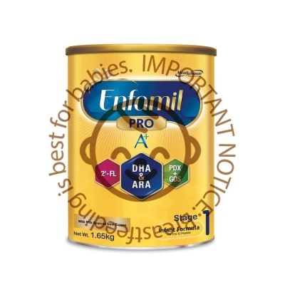 ENFAMIL A+ Infant Baby Milk Powder Formula Stage 1 (For 0mth - 12mths) 1.65kg