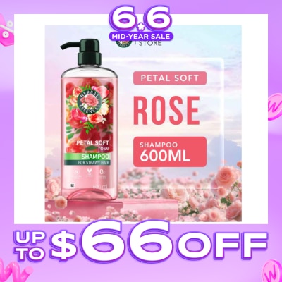 HERBAL ESSENCES - Rose Petal Soft Shampoo 600ml