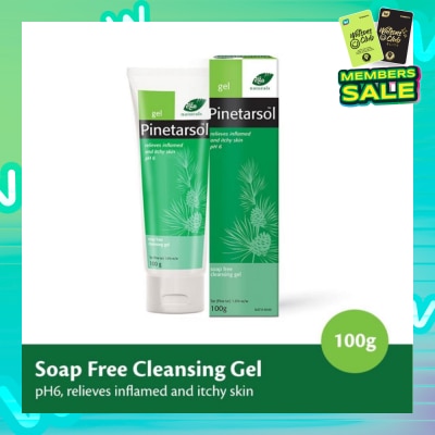 EGO QV Pinetarsol Gel Soap Free Cleansing Gel (Relieves Inflamed & Itchy Skin) 100g