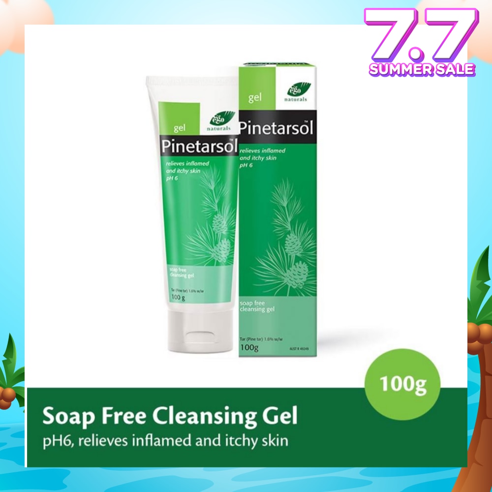 Pinetarsol Gel Soap Free Cleansing Gel (Relieves Inflamed & Itchy Skin) 100g