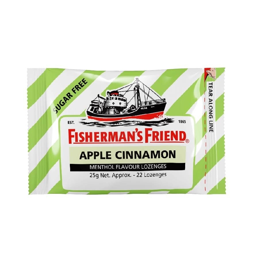 Lozenges Sugar Free Apple & Cinnamon (Relieves Minor Sore Throat And Cough) 25g