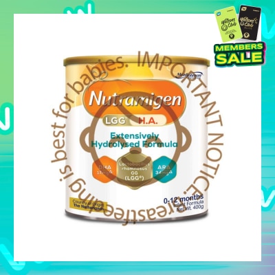 NUTRAMIGEN Nutramigen LGG Stage 1 Formula Milk Powder 400g (For 0 - 12 months)