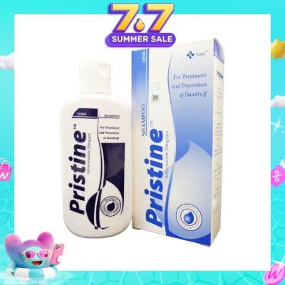 PRISTINE - Shampoo (Treat and Prevent Dandruff, White Spots & Seborrhoeic Dermatitis) 120ml