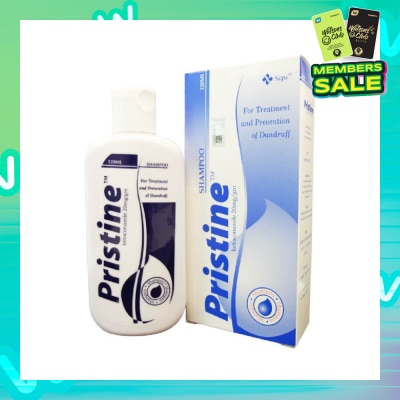 PRISTINE Shampoo (Treat and Prevent Dandruff, White Spots & Seborrhoeic Dermatitis) 120ml