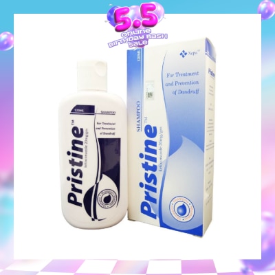 PRISTINE - Shampoo (Treat and Prevent Dandruff, White Spots & Seborrhoeic Dermatitis) 120ml