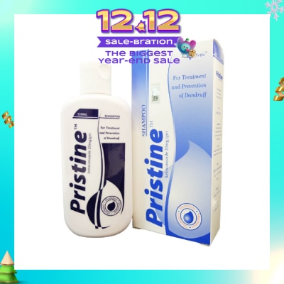 PRISTINE Shampoo (Treat and Prevent Dandruff, White Spots & Seborrhoeic Dermatitis) 120ml