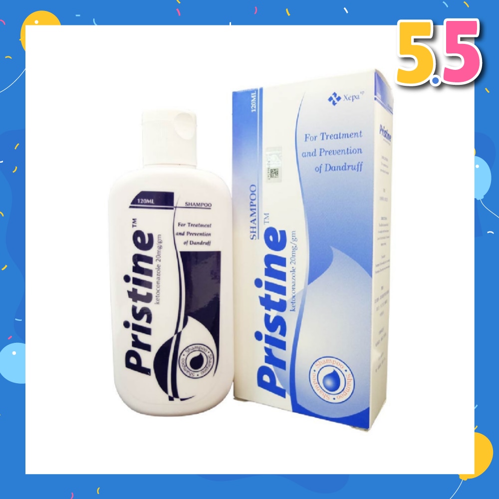 Shampoo (Treat and Prevent Dandruff, White Spots & Seborrhoeic Dermatitis) 120ml