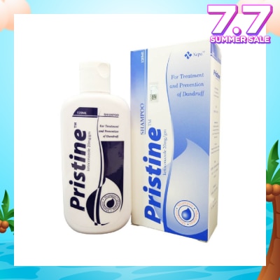 PRISTINE Shampoo (Treat and Prevent Dandruff, White Spots & Seborrhoeic Dermatitis) 120ml