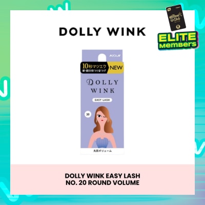 DOLLY WINK Easy Lash 20 Round Volume (Center Lash) 1 Pair