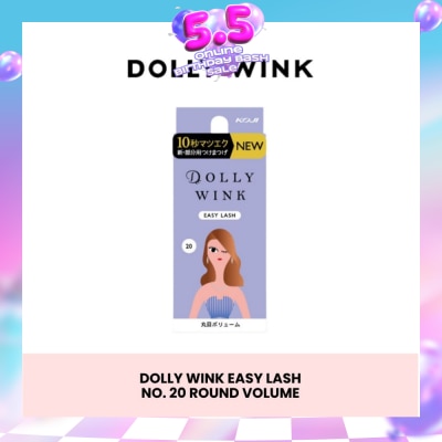 DOLLY WINK - Easy Lash 20 Round Volume (Center Lash) 1 Pair