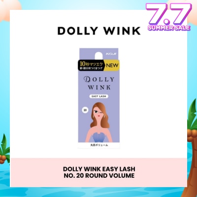 DOLLY WINK Easy Lash 20 Round Volume (Center Lash) 1 Pair