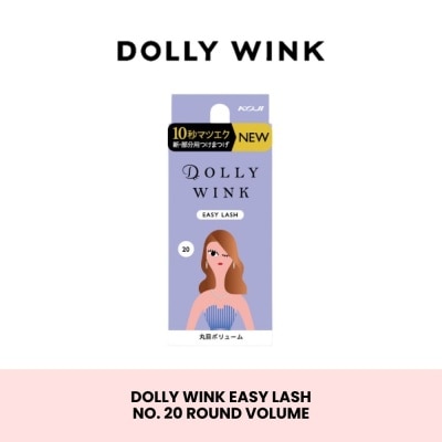 DOLLY WINK Easy Lash 20 Round Volume (Center Lash) 1 Pair