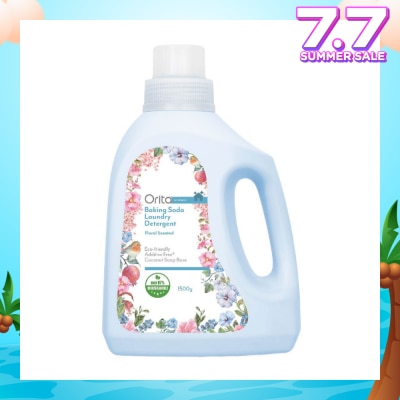 ORITA Eco-Friendly Coconut Soap Base Baking Soda Laundry Detergent Floral Scented Addictive Free 1500g