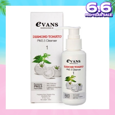 EVANS Dermalogical Diamond Tomato PM2.5 Cleanser (Suitable for All Skin Types) 100ml