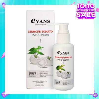 EVANS Dermalogical Diamond Tomato PM2.5 Cleanser (Suitable for All Skin Types) 100ml