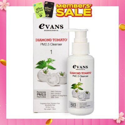 EVANS Dermalogical Diamond Tomato PM2.5 Cleanser (Suitable for All Skin Types) 100ml