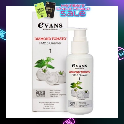 EVANS Dermalogical Diamond Tomato PM2.5 Cleanser (Suitable for All Skin Types) 100ml