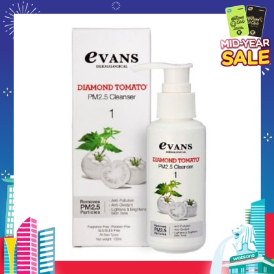 EVANS Dermalogical Diamond Tomato PM2.5 Cleanser (Suitable for All Skin Types) 100ml