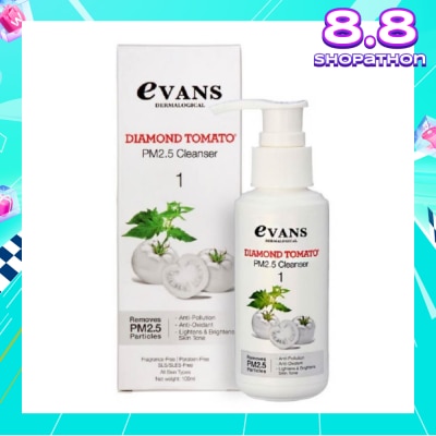 EVANS Dermalogical Diamond Tomato PM2.5 Cleanser (Suitable for All Skin Types) 100ml