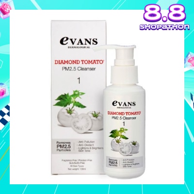 EVANS Dermalogical Diamond Tomato PM2.5 Cleanser (Suitable for All Skin Types) 100ml