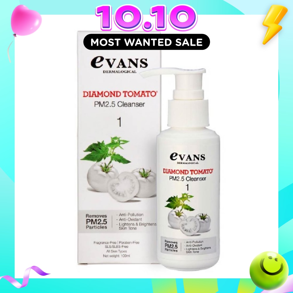 Diamond Tomato PM2.5 Cleanser (For Brightening + Anti Pollution) 100ml image