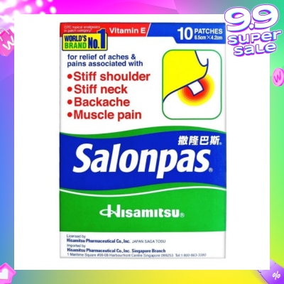 SALONPAS® Pain Relieving Patch 10s