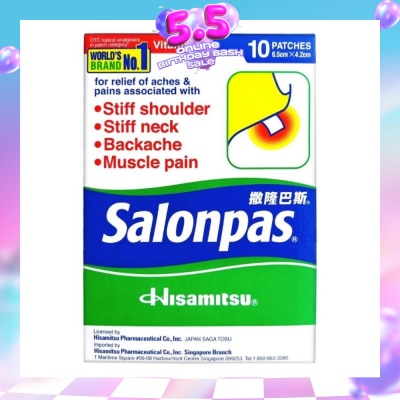 SALONPAS® - Pain Relieving Patch 10s