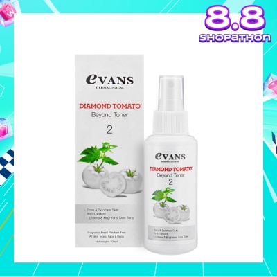 EVANS Diamond Tomato Beyond Toner Anti-Oxidant Fragrance Free (Suitable for All Skin Types) 100ml