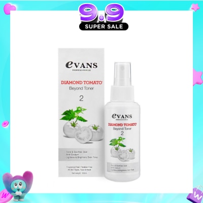 EVANS - Diamond Tomato Beyond Toner Anti-Oxidant Fragrance Free (Suitable for All Skin Types) 100ml image