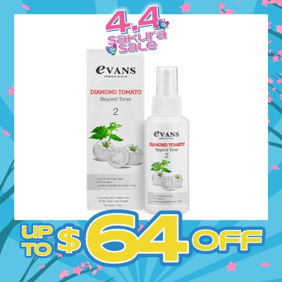 EVANS - Diamond Tomato Beyond Toner Anti-Oxidant Fragrance Free (Suitable for All Skin Types) 100ml