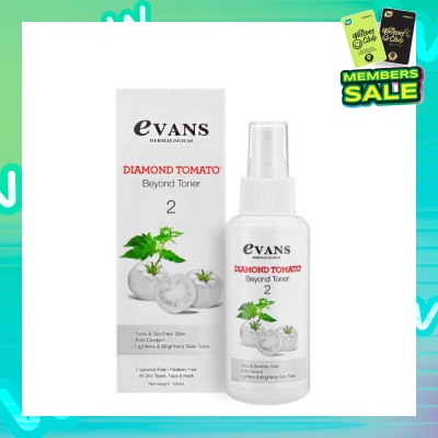 EVANS Diamond Tomato Beyond Toner Anti-Oxidant Fragrance Free (Suitable for All Skin Types) 100ml
